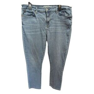 Levi Strauss Signature Women's Denim Jeans Size 18M Mid-Rise Slim 38x29